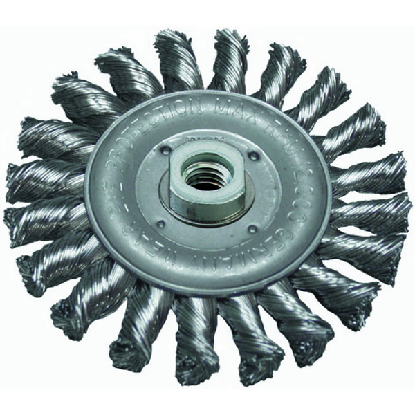 Abraboro Szczotka tarczowa 115mm z otworem 22,2mm splatana - AB90440054