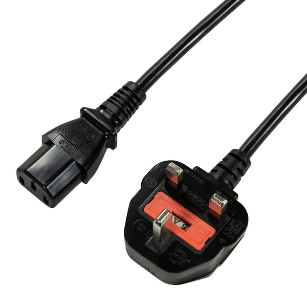 LogiLink CP121 cavo di alimentazione Nero 1,8 m BS 1363 IEC C13