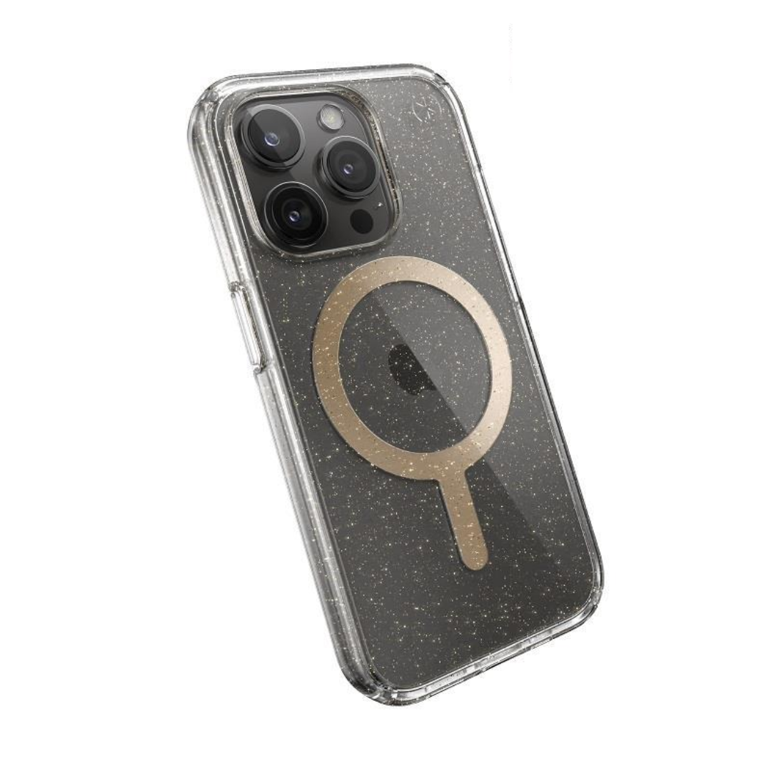 Speck iPhone 15 Pro Tok - Átlátszó/Csillogó (150561-3216)