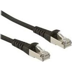 Patchcord Roline S/FTP 6a RJ45 / RJ45 0,5 m černý