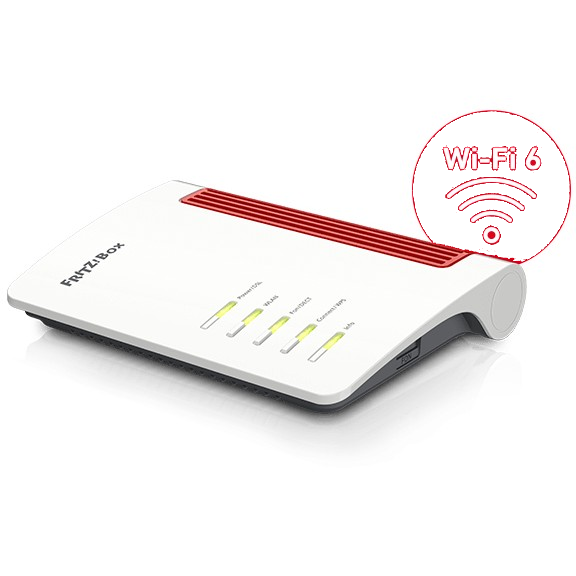 FRITZ!Box 7510 trådløs router Gigabit Ethernet Enkelt band (2,4 GHz) Hvid