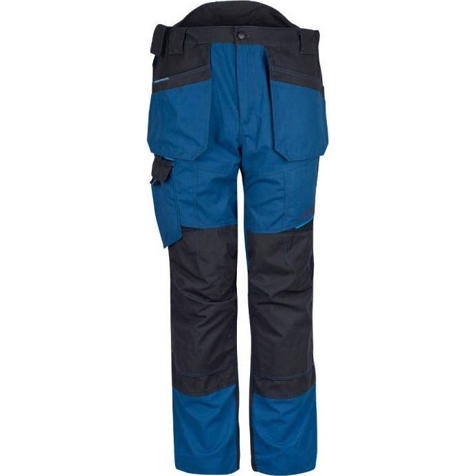 Portwest T702 Holster Derekas Munkásnadrág - 50, Kék/Fekete (BHP T702PR34)