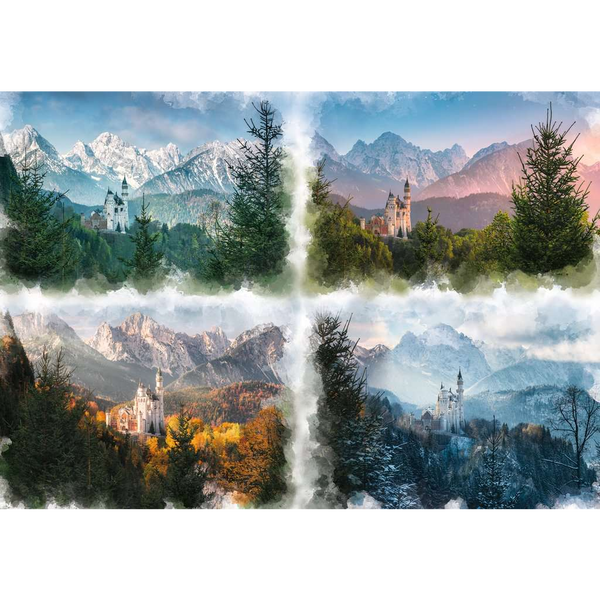 Ravensburger Mesebeli kastély 4 évszakban - 18000 darabos puzzle