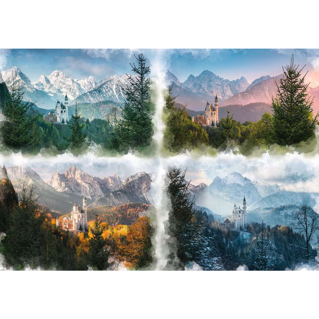Ravensburger Mesebeli kastély 4 évszakban - 18000 darabos puzzle (16137)