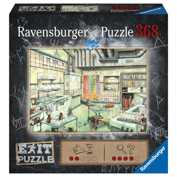 Puzzle Ravensburger Puzzle 368 dílků Puzzle 368 EXIT Laboratoř 167838