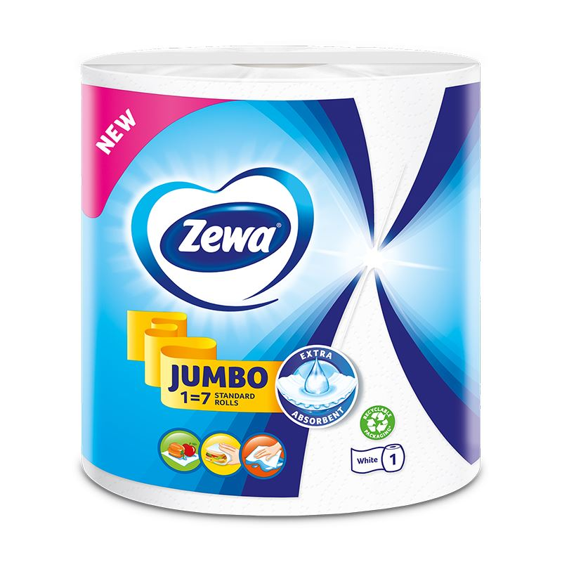 Zewa Premium Jumbo kéztörlő, tekercses 230lap (568885) (Z568885)
