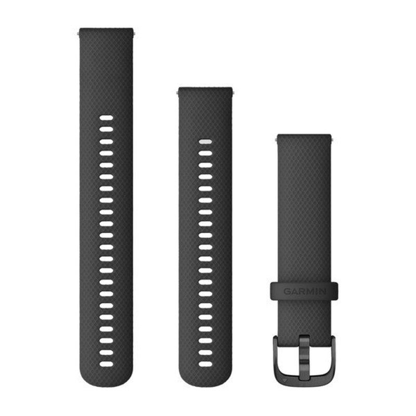Каишка за часовник Smartwatch Garmin 20 мм, Black/Slate