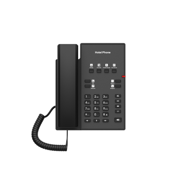 Fanvil H1-2 Wire Hotel VoIP Telefon - Fekete