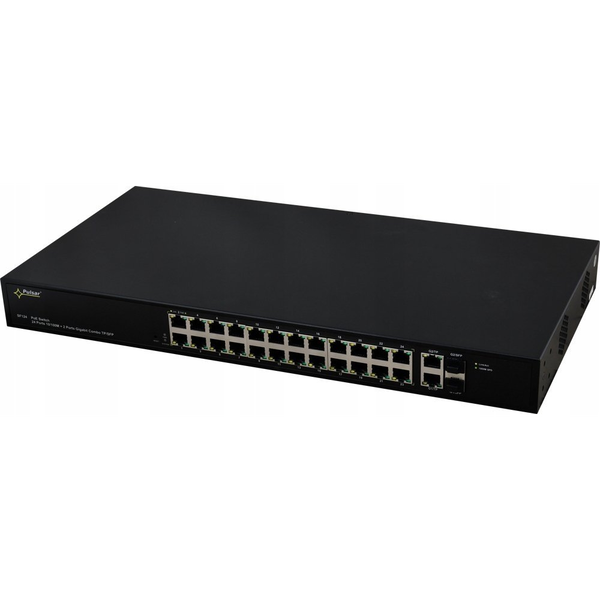 Switch Poe Pulsar Sf124 24+2 Uplink/sfp Poe+ Gigabit