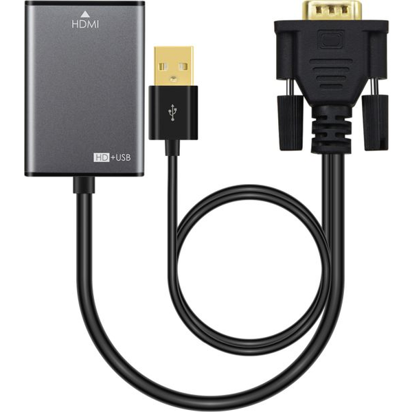 Microconnect VGAHDMI cavo VGA 0,15 m VGA (D-Sub) Nero