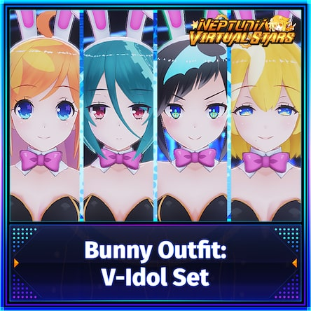 Neptunia Virtual Stars - Bunny Outfit: V-Idol Set