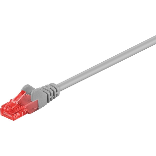  MicroConnect Patchcord U/UTP CAT6 0.25m Szary PVC (B-UTP60025)