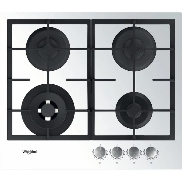 Whirlpool AKTL629WH Beépíthető Gázfőzőlap 4 Égő Fehér 59cm