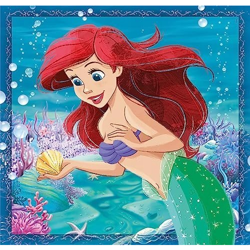 Clementoni Disney Hercegnők Ariel 3x48 db-os Puzzle
