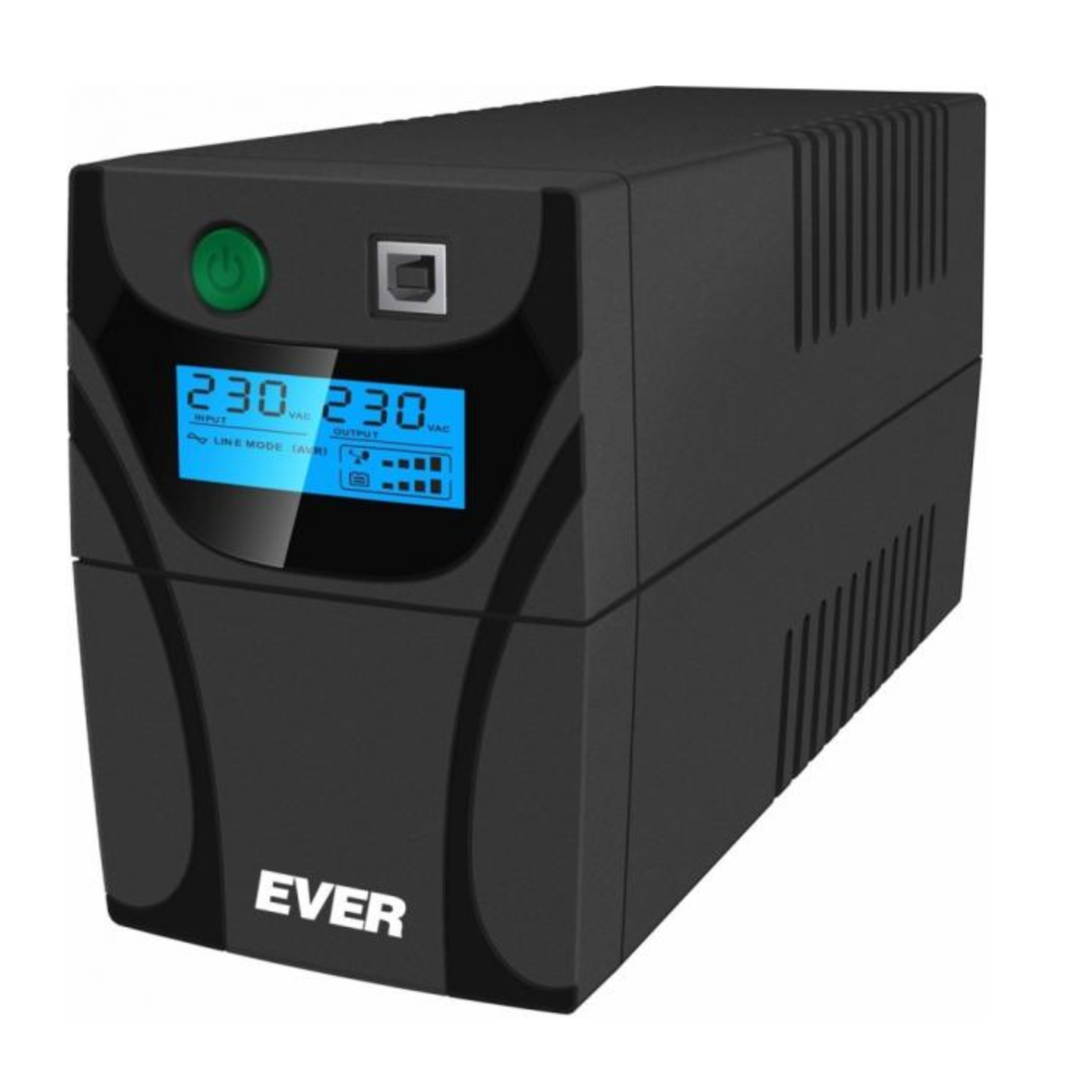 Ever Easyline 650VA / 360W Vonalinteraktív UPS Fekete (T/EASYTO-000K65/00)
