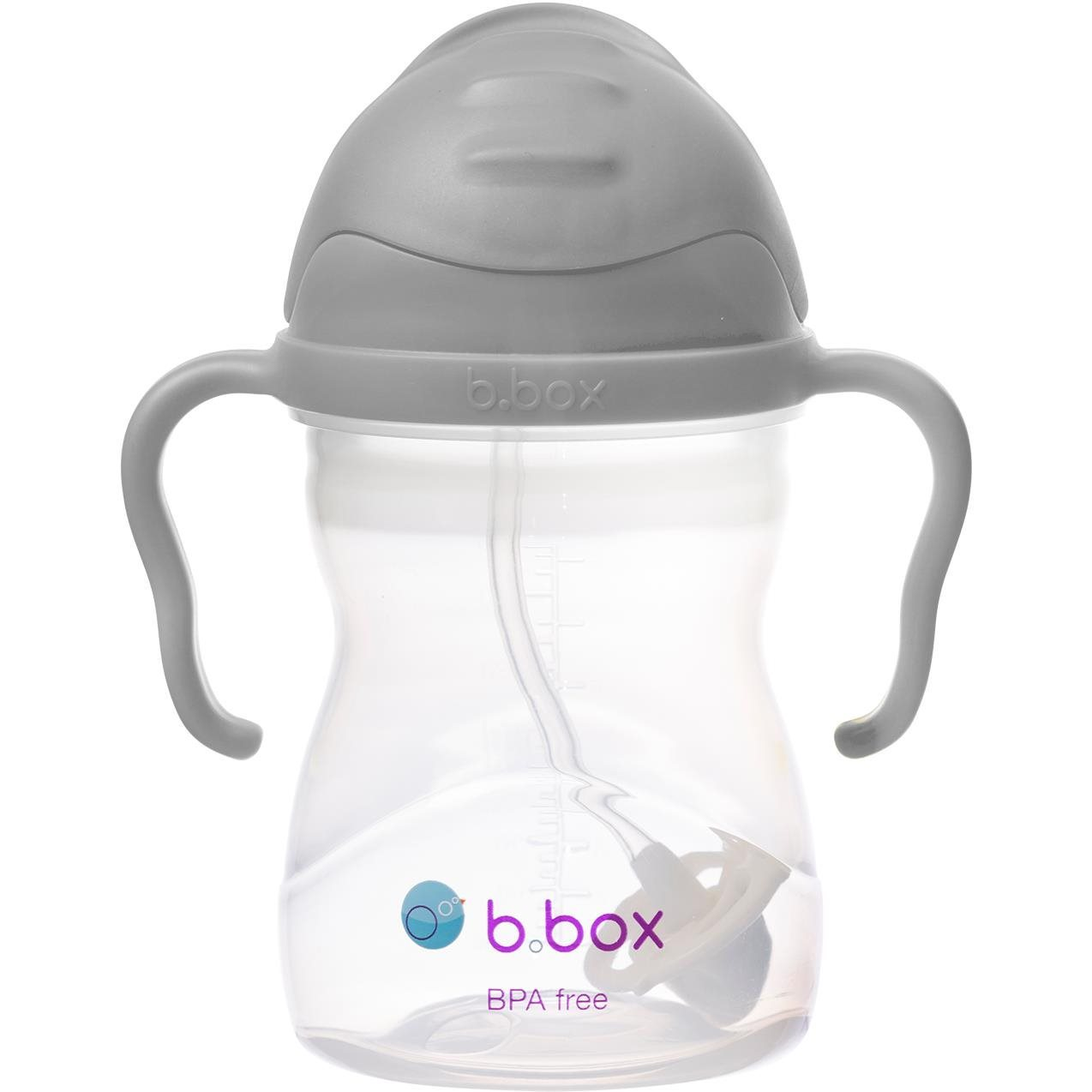 B.Box Szívószálas bögre Szürke 240 ml (9353965010609)