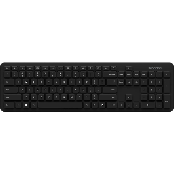 Incase Designed by Microsoft Bluetooth Keyboard tastiera Universale QWERTY Tedesco Nero