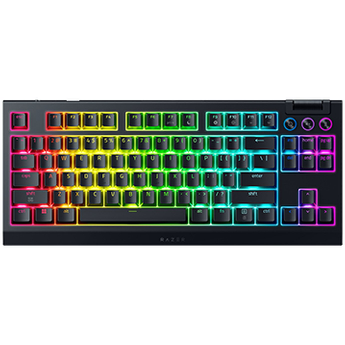 Клавиатура Razer BlackWidow V4 Tenkeyless HyperSpeed — RZ03-05480400-R3G1, немска подредба