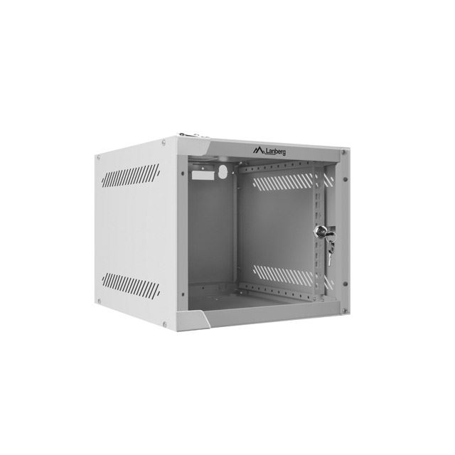 Lanberg 4U 10" fali rack szekrény 280x310mm szürke (WF10-2304-10S) (WF10-2304-10S)