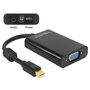 Adaptér Delock mini DisplayPort 1.1 na VGA