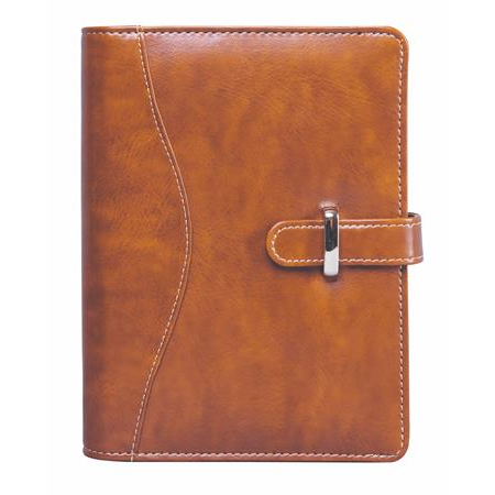 Saturnus Kalendárium gyűrűs betétlapokkal "M" műbőr / Drapp (M437D)