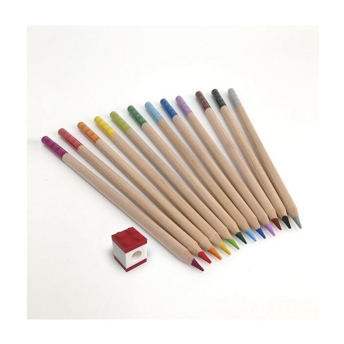 IQ LEGO 12 darabos ceruzakészlet ceruzadísszel (52064) (52064)