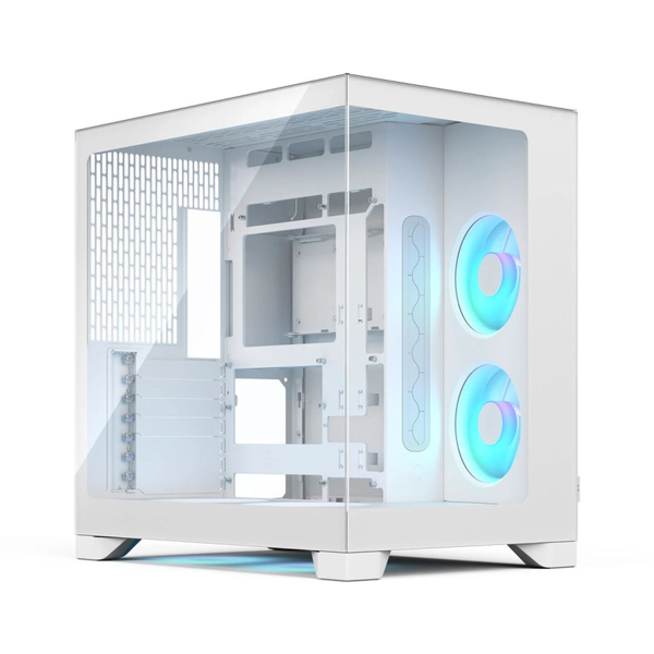 FRACTAL DESIGN Pop 2 Vision RGB fehér panorámás üveg FD-C-POV2A-03
