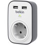 Belkin SurgeCube Черен, Бяла 1 Изход(и) за променлив ток