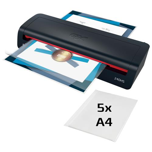 GBC 240HS Varm laminator 400 mm/min Sort, Rød