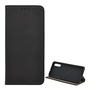 Tok álló, bőr hatású (FLIP, oldalra nyíló, asztali tartó funkció) FEKETE [Samsung Galaxy A70 (SM-A705F)]