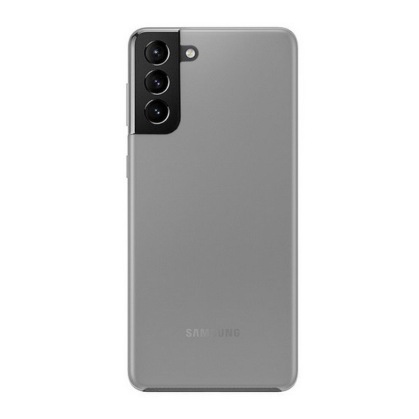 Műanyag telefonvédő (gumírozott) ÁTLÁTSZÓ [Samsung Galaxy S21 Plus (SM-G996) 5G] (5996591035727)