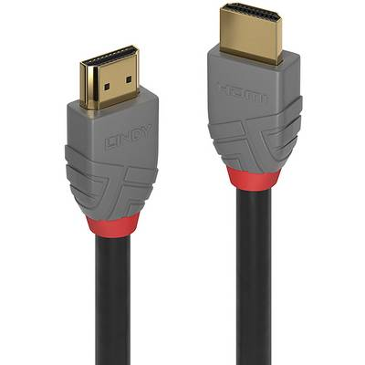 Lindy 36961 HDMI-kabel 0,5 m HDMI Type A (Standard) Sort, Grå