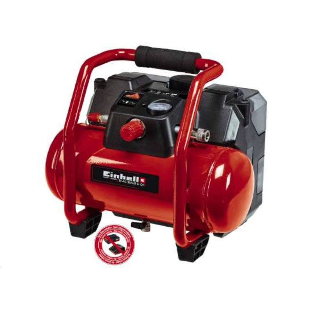 Einhell TE-AC 36/6/8 Li OF Set-Solo kompresszor - akkumulátor és töltő nélkül (4020450) (4020450)