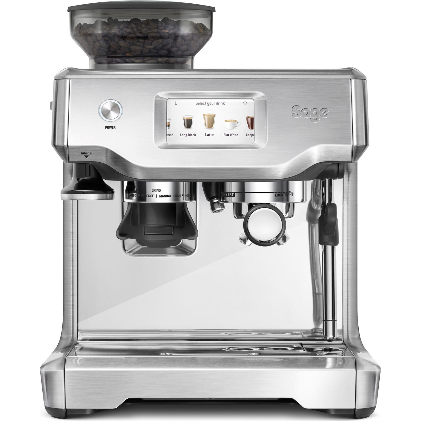 Sage SES880BSS inox eszpresszó kávéfőző (41008470)