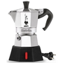 Bialetti Moka Elettrika 2 személyes elektromos kotyogós kávéfőző ezüst (7290)