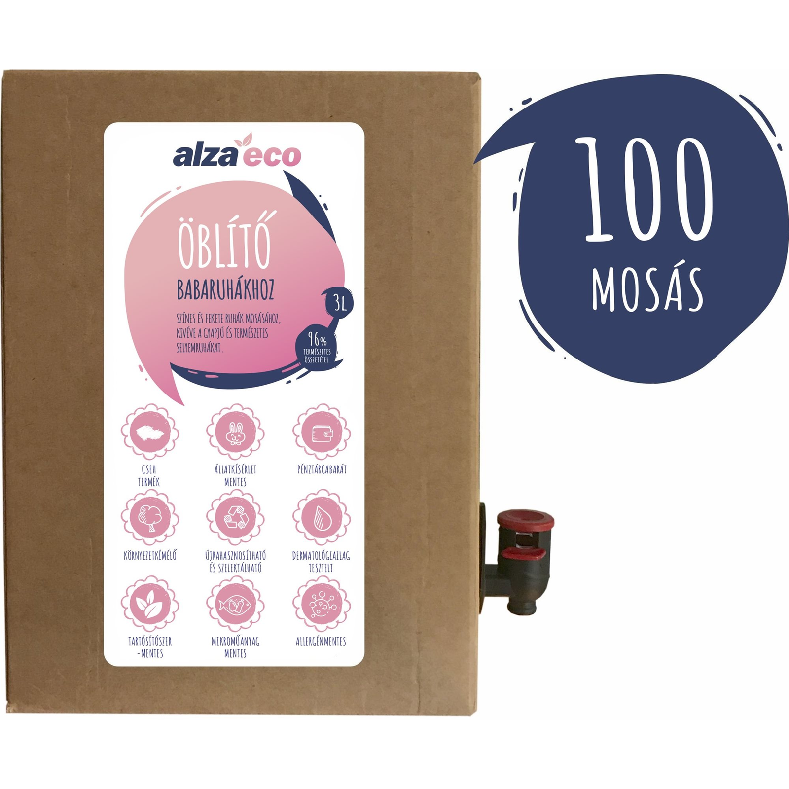 AlzaEco baba öblítő 3 l (100 mosás) (8594018045761)