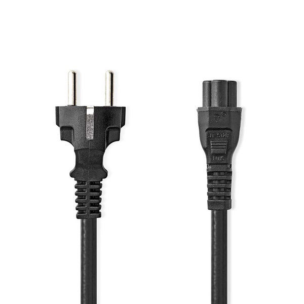 Nedis tápkábel IEC-320-C5 3m fekete (CEGP10130BK30)