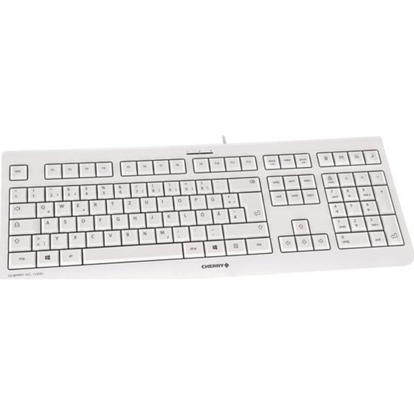 CHERRY KC 1000 tipkovnica Univerzalno USB Španjolski Sivo