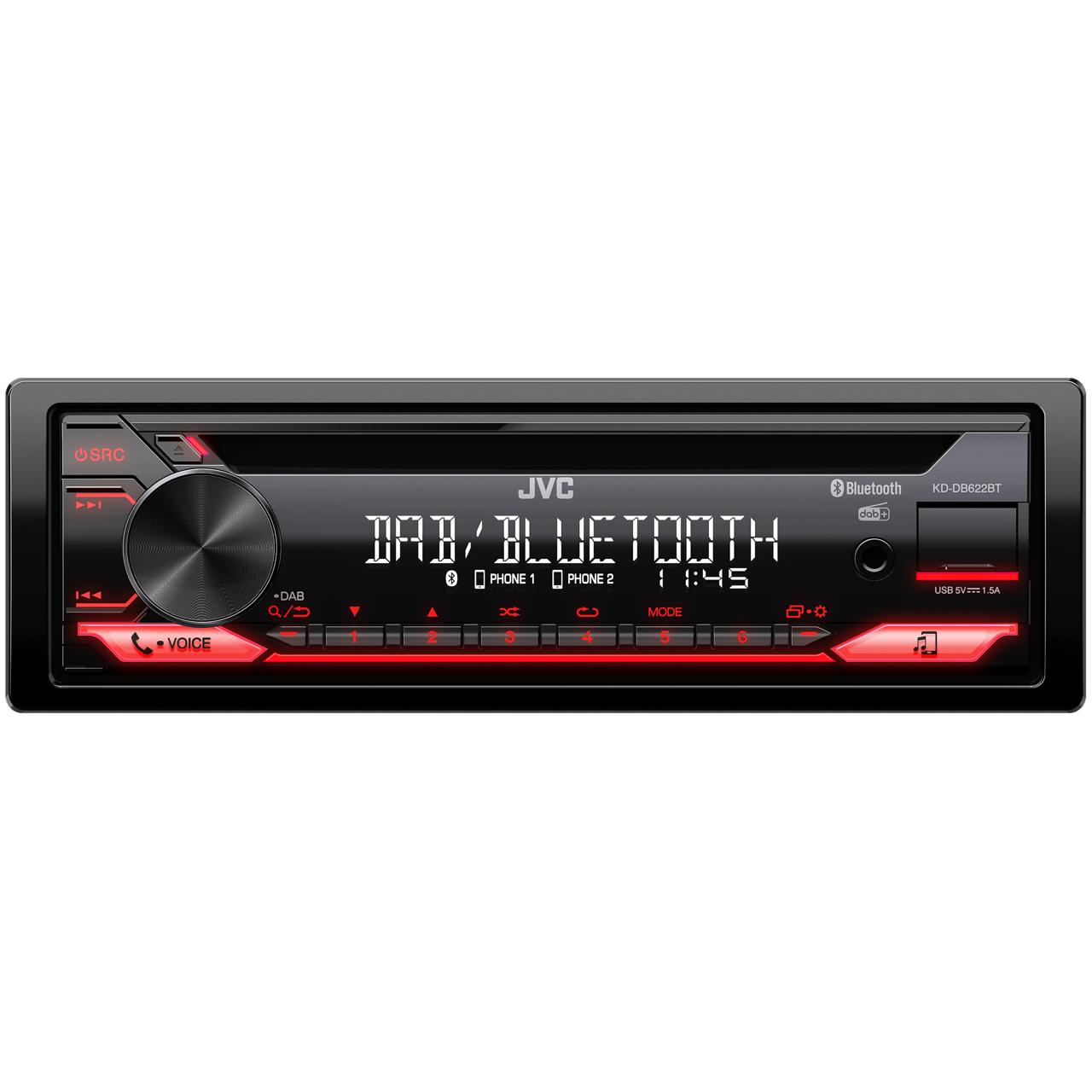 JVC KD-DB622BT Autó HiFi fejegység (KDDB622BT)