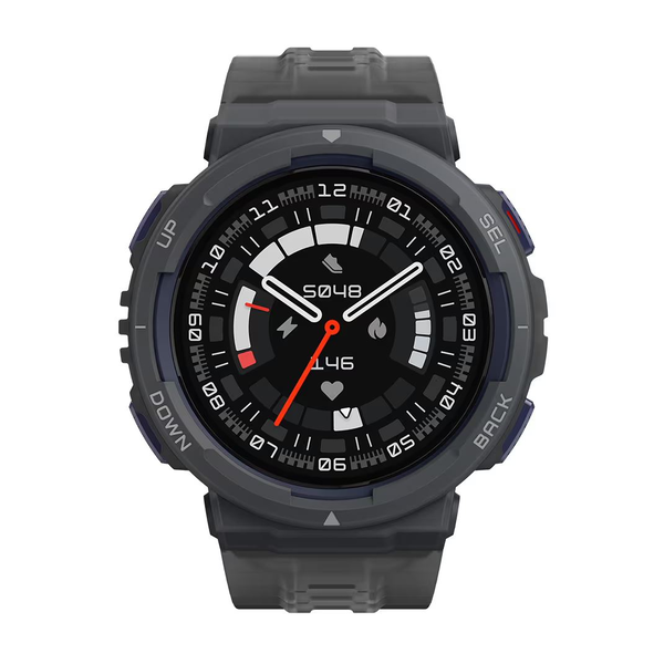Inteligentné hodinky Amazfit Active Edge sivej farby