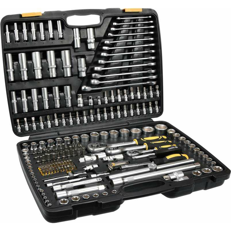 SZERSZÁMKÉSZLET BŐRÖND 1/2' 216 részes 58700 VOREL (58700)