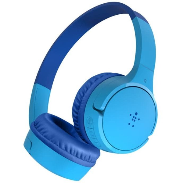 Căști cu fir Belkin Soundform Mini pentru copii, USB-C, albastru