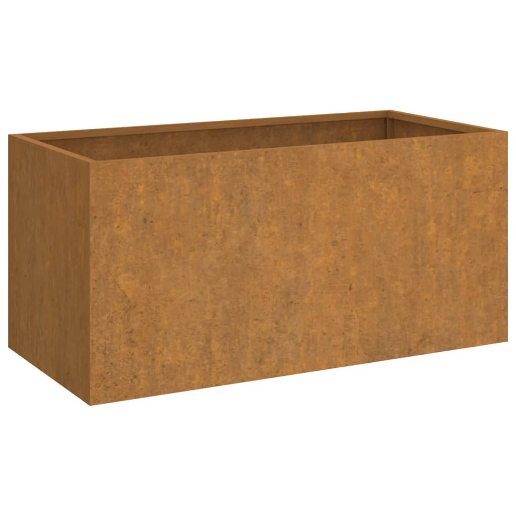 corten acél növénytartó 62x30x29 cm (821556)