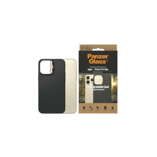 PanzerGlass Biodegradable tok iPhone14 Pro Max 6,7 készülékhez fekete 0420