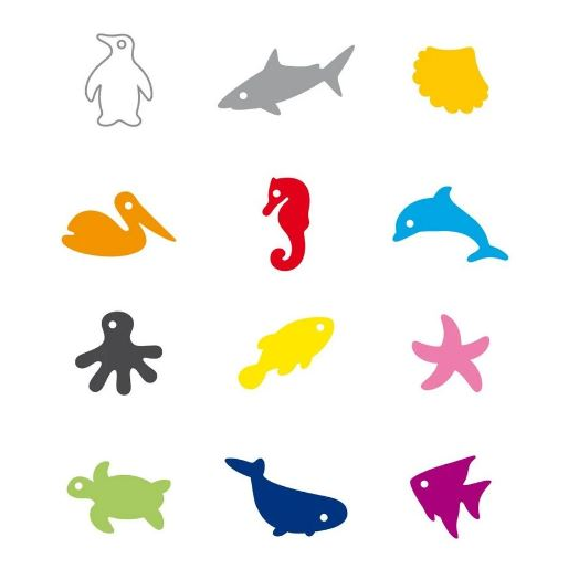 Tescoma myDRINK tapadókorongos pohárjelző 12db óceán témájú (308820.00) (308820.00)