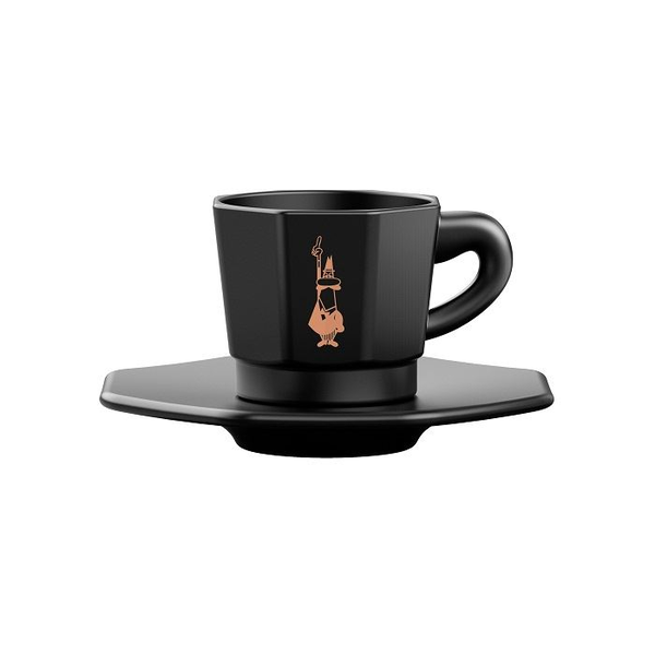 Комплект чаши Bialetti Moka, 4 части, черни