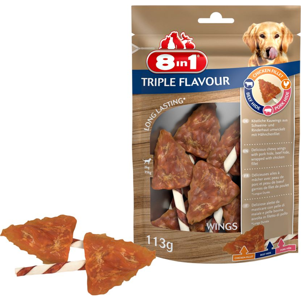 8 In 1 Triple Flavour Wings Jutalomfalat 113 g