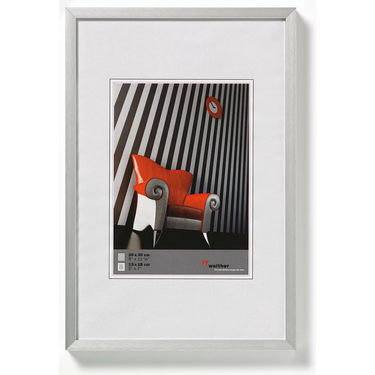 Walther AJ040S Chair 30,8x40,8 Képkeret - Ezüst (AJ040S)