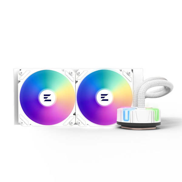Zalman Reserator5 Z24 ARGB WHITE Prozessor All-in-One-Flüssigkeitskühler 12 cm Weiß