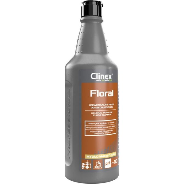Clinex Clinex Floral Mydło Marsylskie - Uniwersalny płyn do mycia podłóg - 1 l